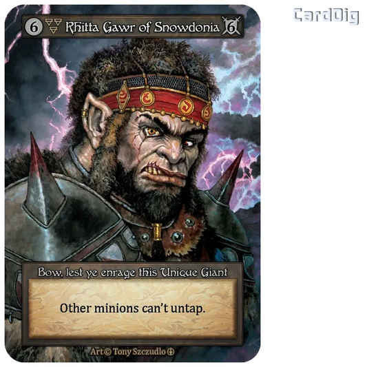 Rhitta Gawr of Snowdonia (AL Unq)