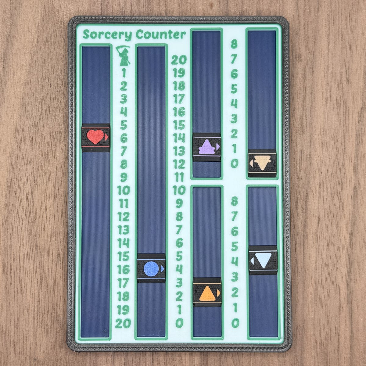 Sorcery Counter - Blue White Green