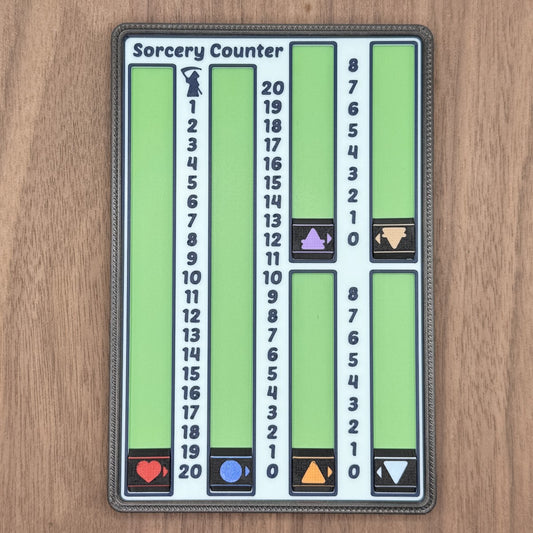 Sorcery Counter - Green White Blue