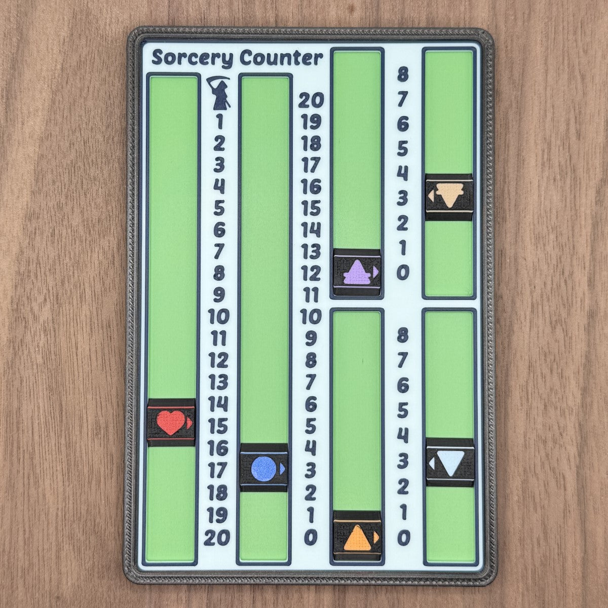 Sorcery Counter - Green White Blue