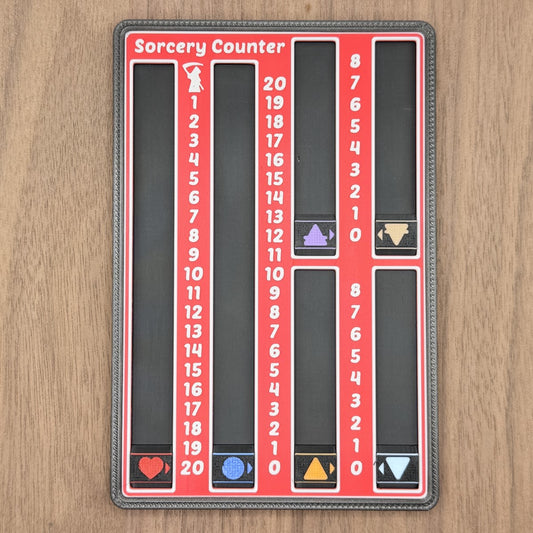 Sorcery Counter - Black Red White