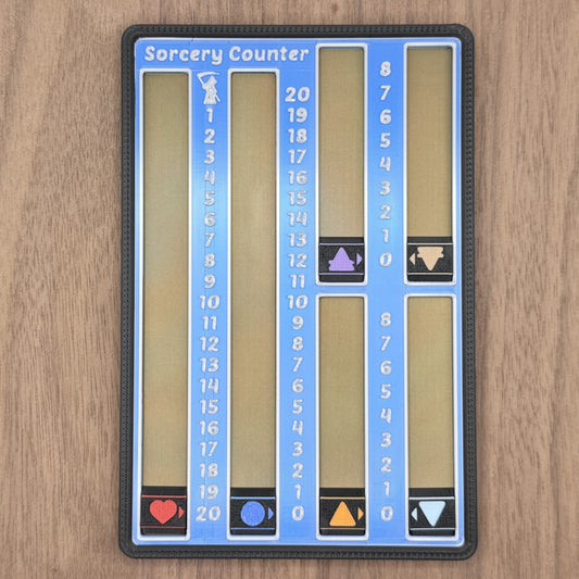 Sorcery Counter - Gold Blue Silver