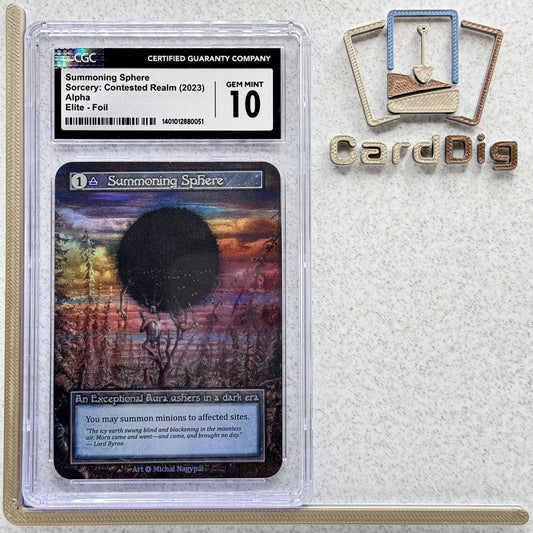 Summoning Sphere  - Foil Graded (α Exc)