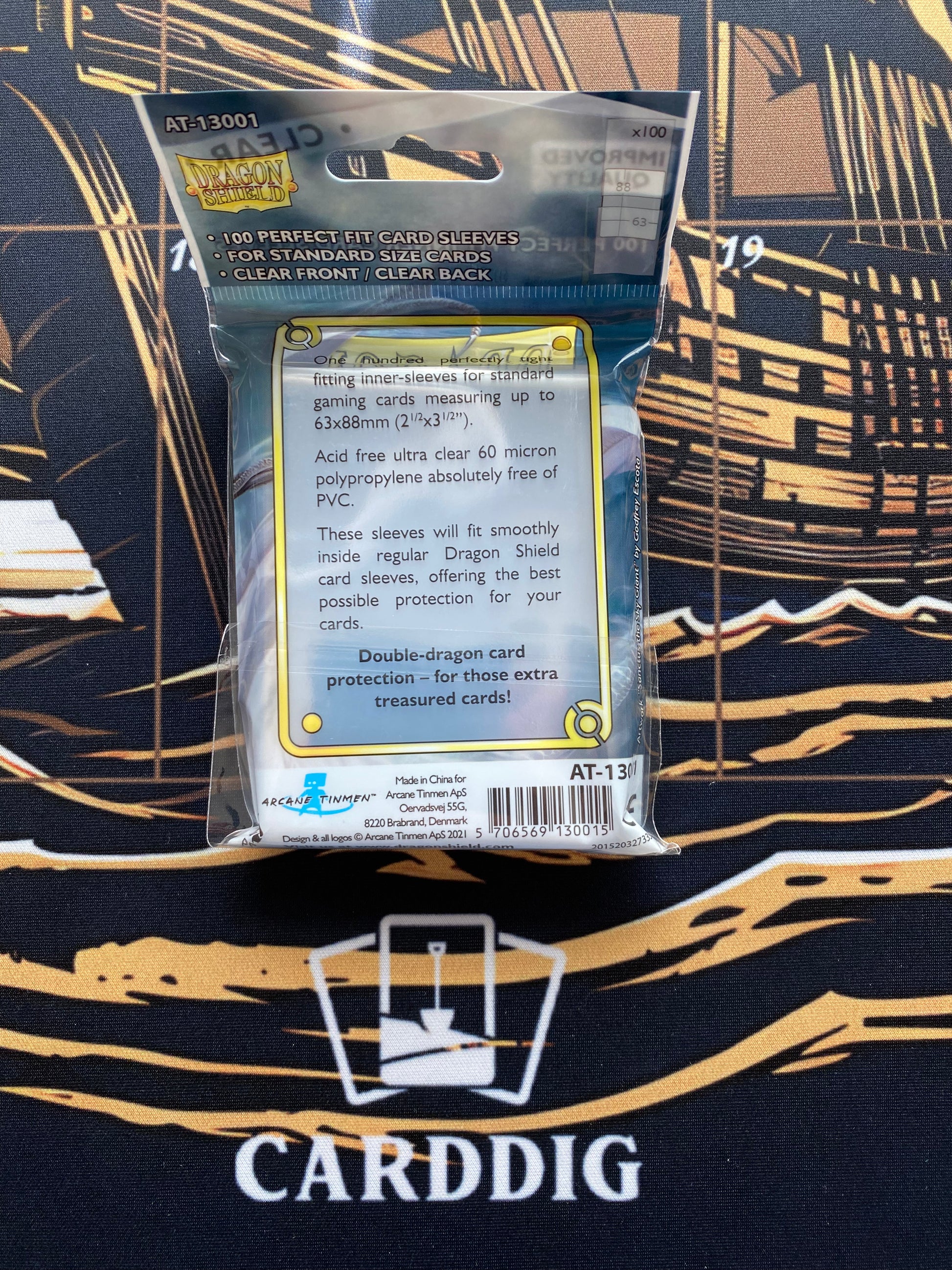 Dragon Shield Perfect Fit Clear Inner Sleeves CardDig LLC Dragon Shield Perfect Fit Clear Inner Sleeves CardDig LLC